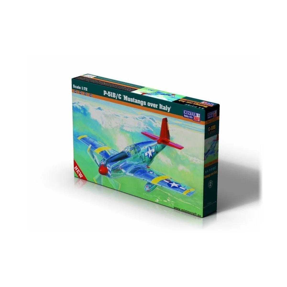 P-51 B-7 Mustangs over Italy, 1/72 - Mistercraft C-105