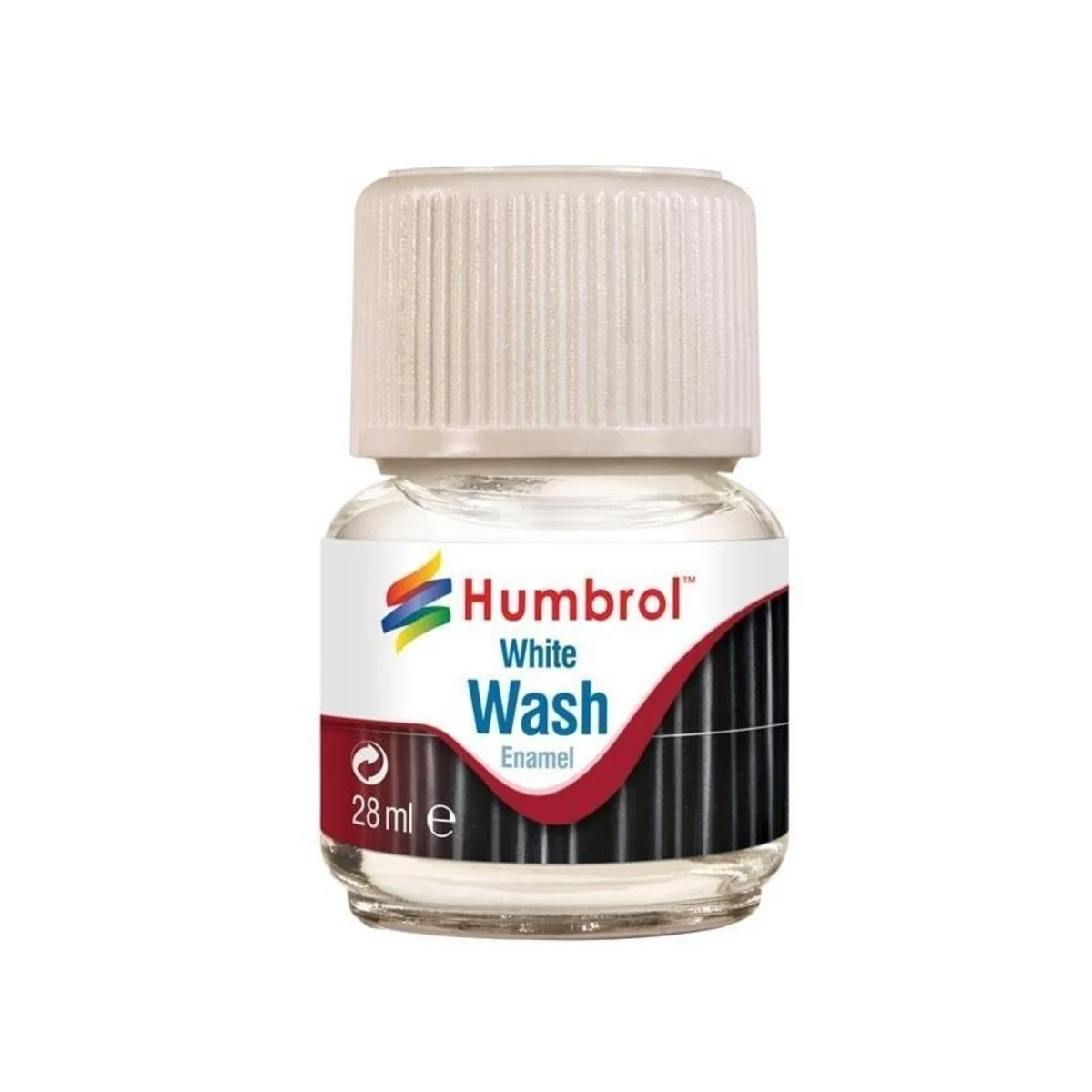 Humbrol Enamel Wash White 28 ml - Humbrol AV0202