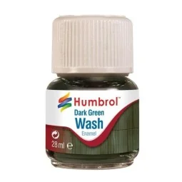 Humbrol Enamel Wash Dark Green 28 ml - Humbrol AV0203