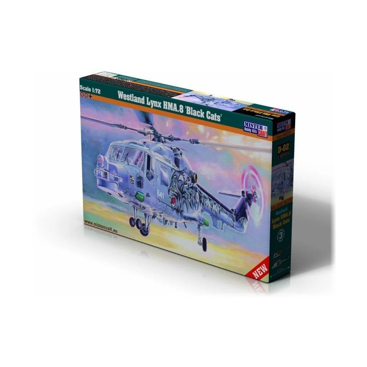 Westland Lynx HMA.8 Black Cats, 1/72 - Mistercraft D-02
