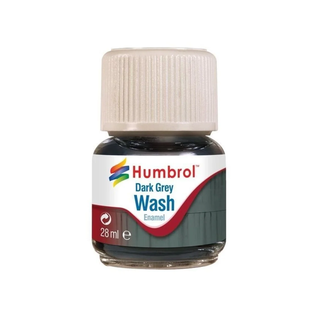 Humbrol Enamel Wash Dark Grey 28 ml - Humbrol AV0204