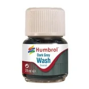 Humbrol Enamel Wash Dark Grey 28 ml - Humbrol AV0204