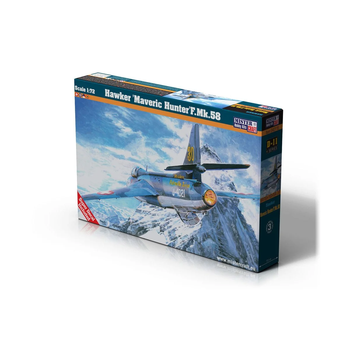 Hawker Maveric Hunter F.MK.58, 1/72 - Mistercraft D-11