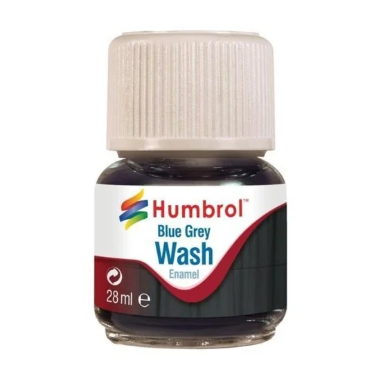 Humbrol Enamel Wash Blue Grey 28 ml - Humbrol AV0206