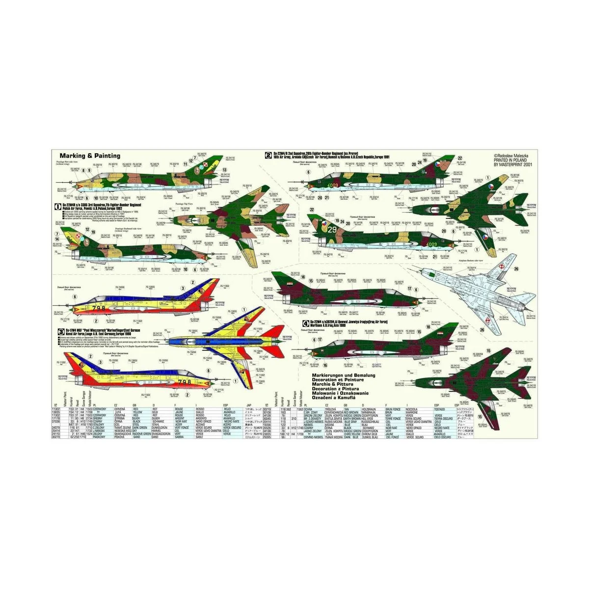 Su-22M4/R Desert Storm, 1/72 - Mistercraft D-17