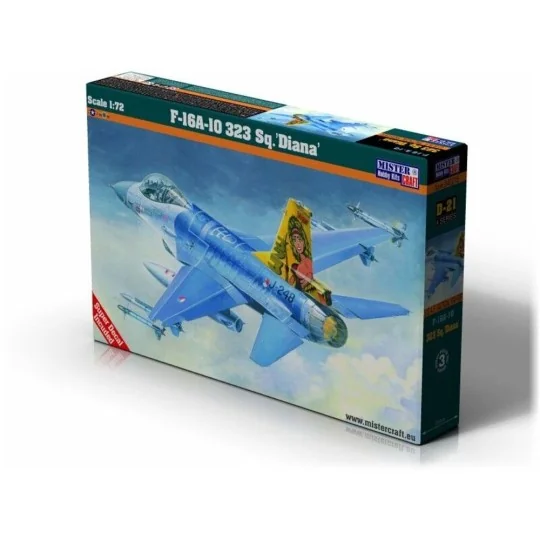 F-16A-10 323 Sq. Diana, 1/72 - Mistercraft D-21