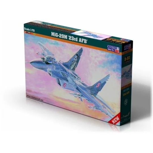 MIG-29M 23rd AFB, 1/72 - Mistercraft D-22