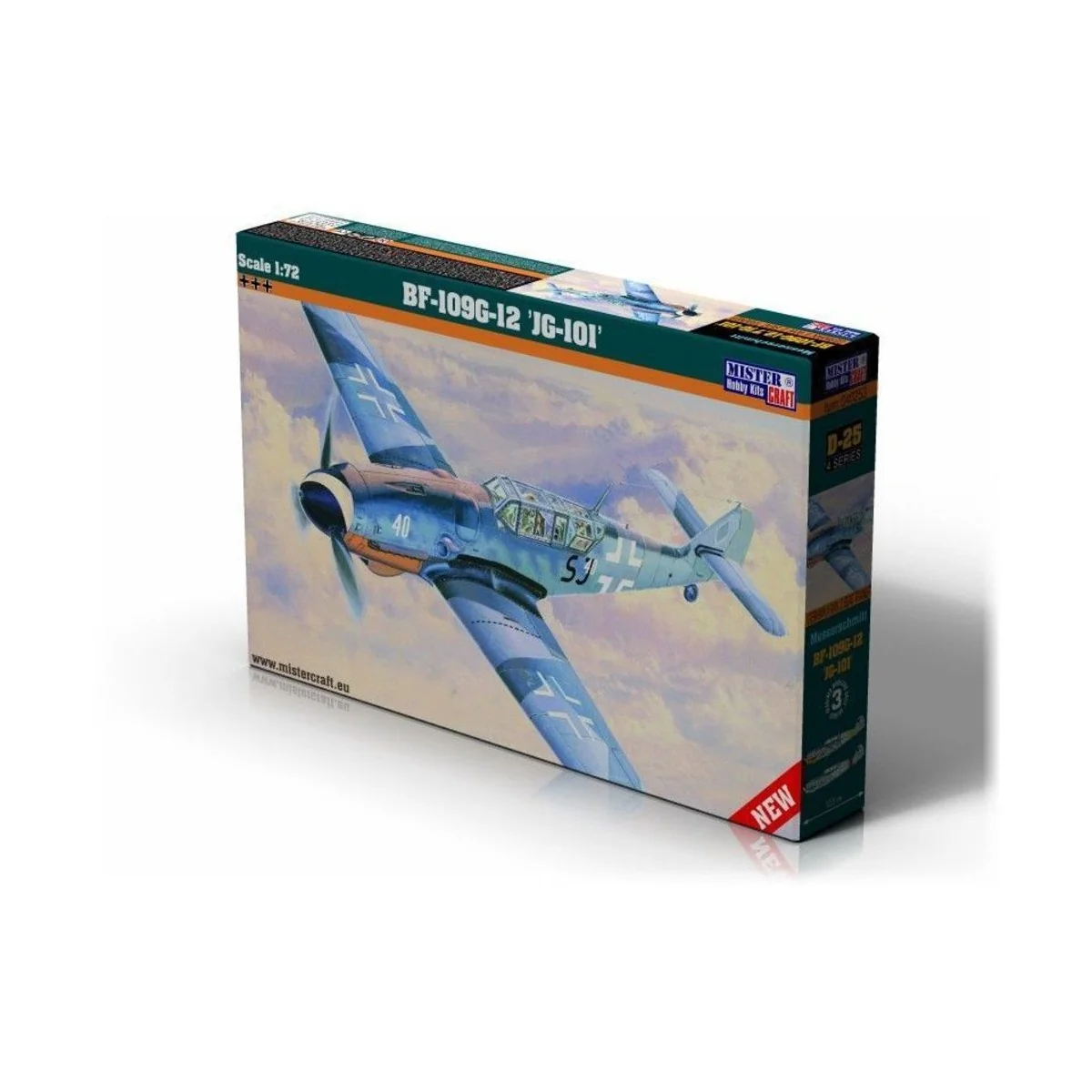 BF-109G-12'JG-101, 1/72 - Mistercraft D-25