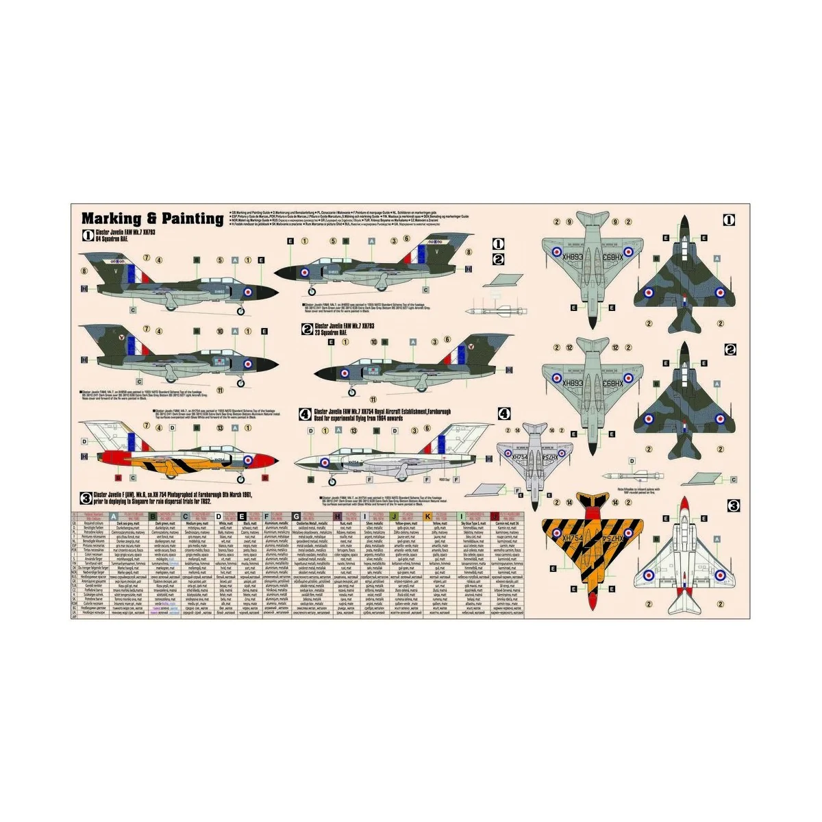 Gloster Javelin FAW MK.7, 1/72 - Mistercraft D-26