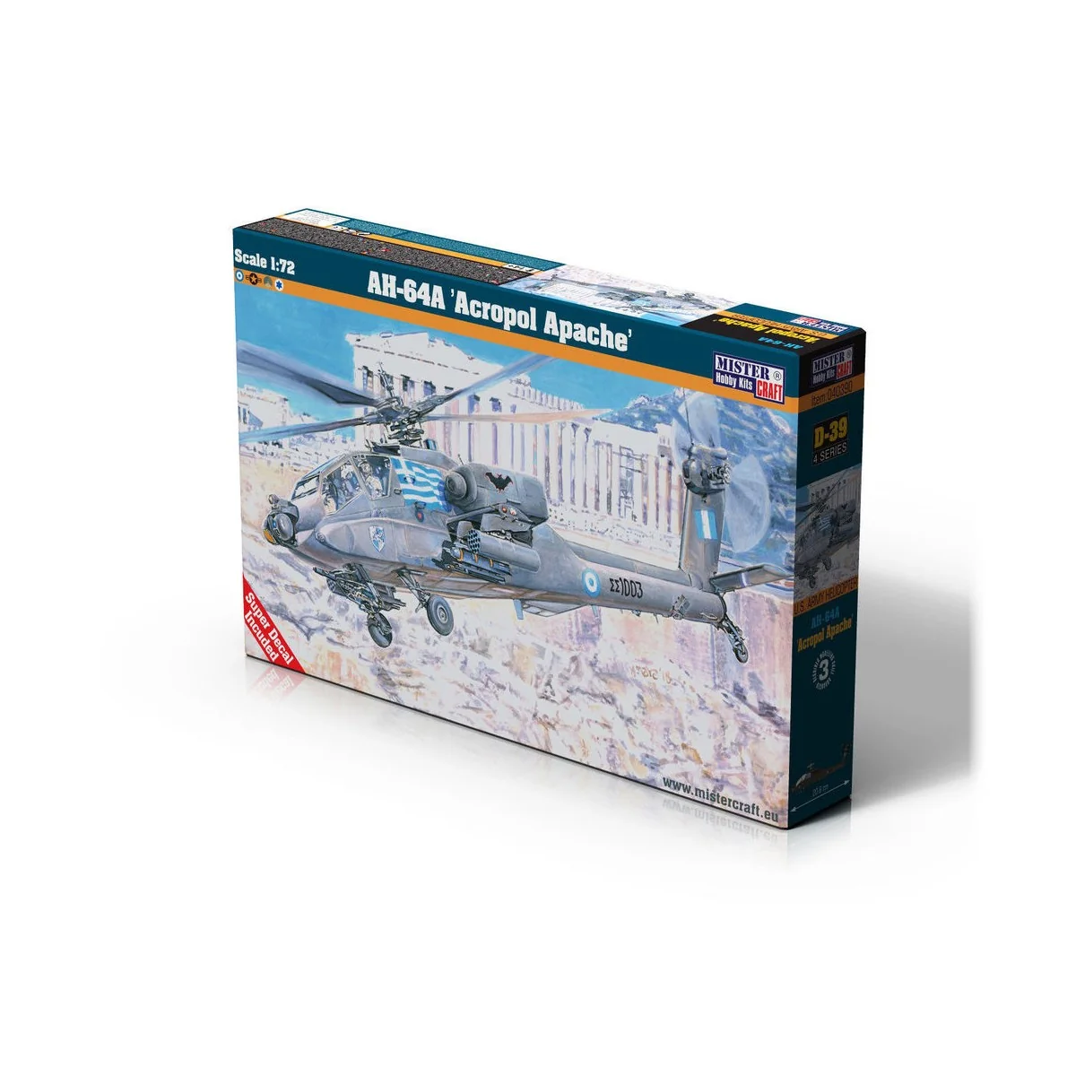 AH-64A Acropol Apache, 1/72 - Mistercraft D-39 AH-64A Acropol Apache, 1/72 - Mistercraft D-39