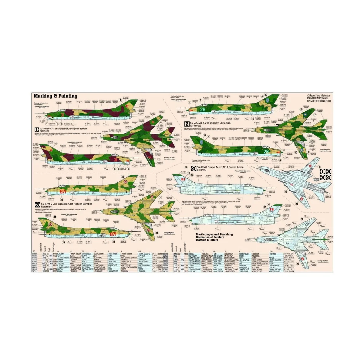 Su-17M2 Ural Guardian, 1/72 - Mistercraft D-45