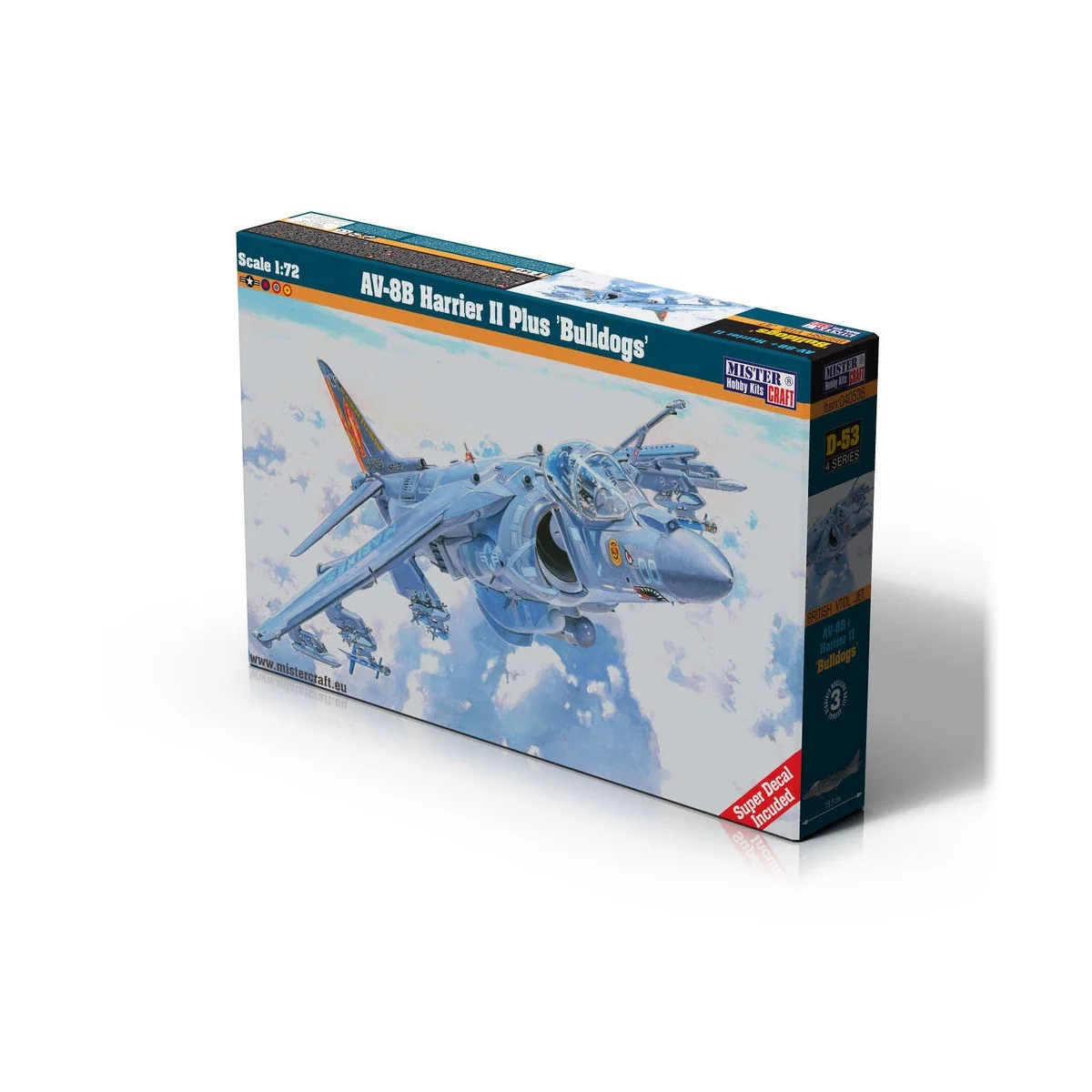 AV-8B Harrier II Plus Bulldogs, 1/72 - Mistercraft D-53