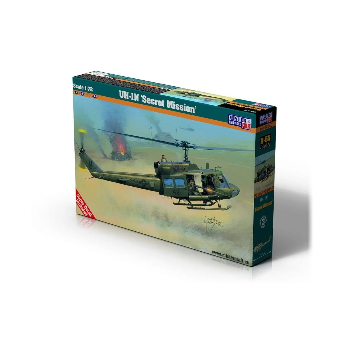 UH-1 N Secret Mission, 1/72 - Mistercraft D-55 UH-1 N Secret Mission, 1/72 - Mistercraft D-55