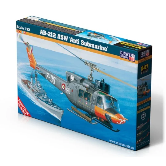 AB-212 ASW Anti Submarine, 1/72 - Mistercraft D-57 AB-212 ASW Anti Submarine, 1/72 - Mistercraft D-57