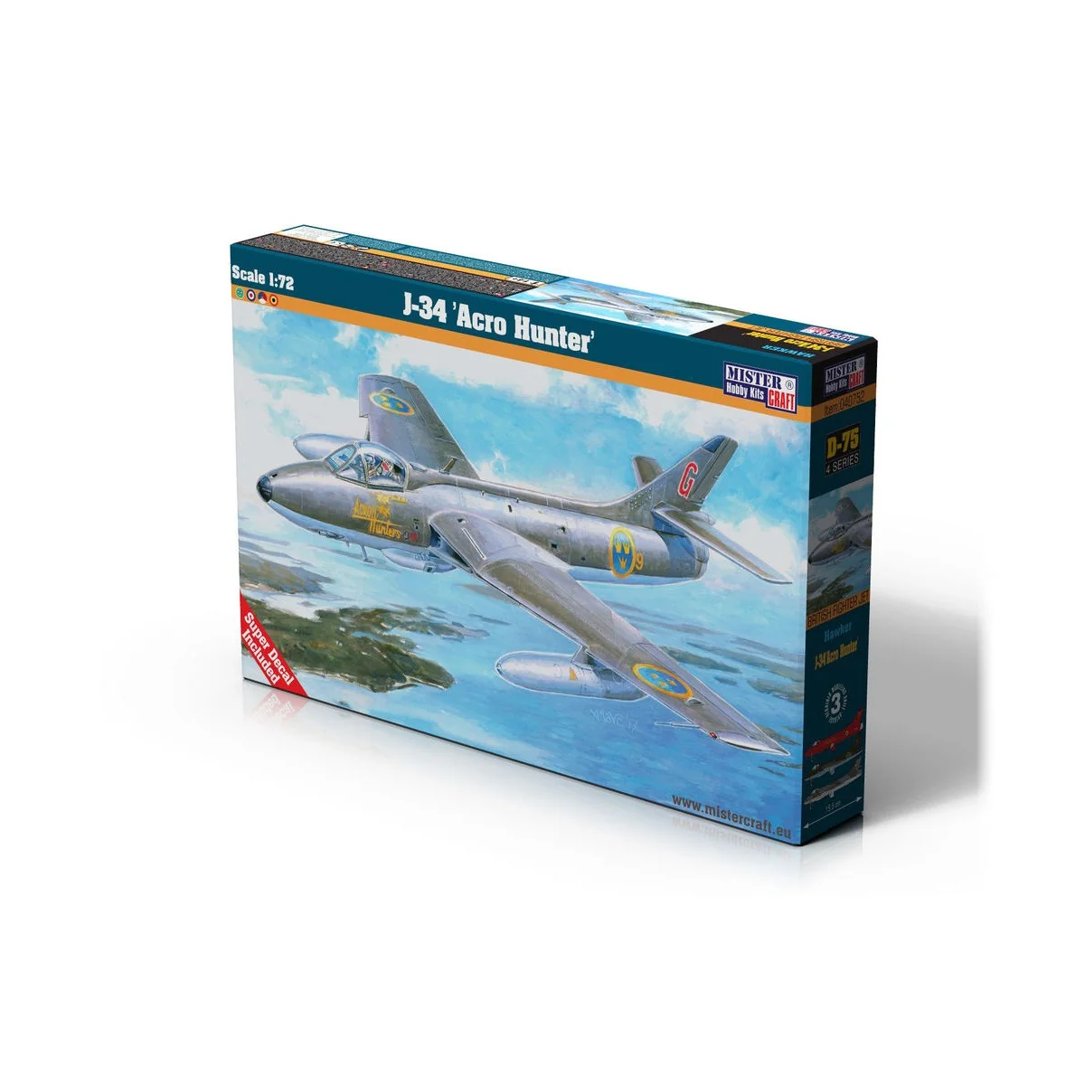 J-34 ACRO HUNTER, 1/72 - Mistercraft D-75 J-34 ACRO HUNTER, 1/72 - Mistercraft D-75