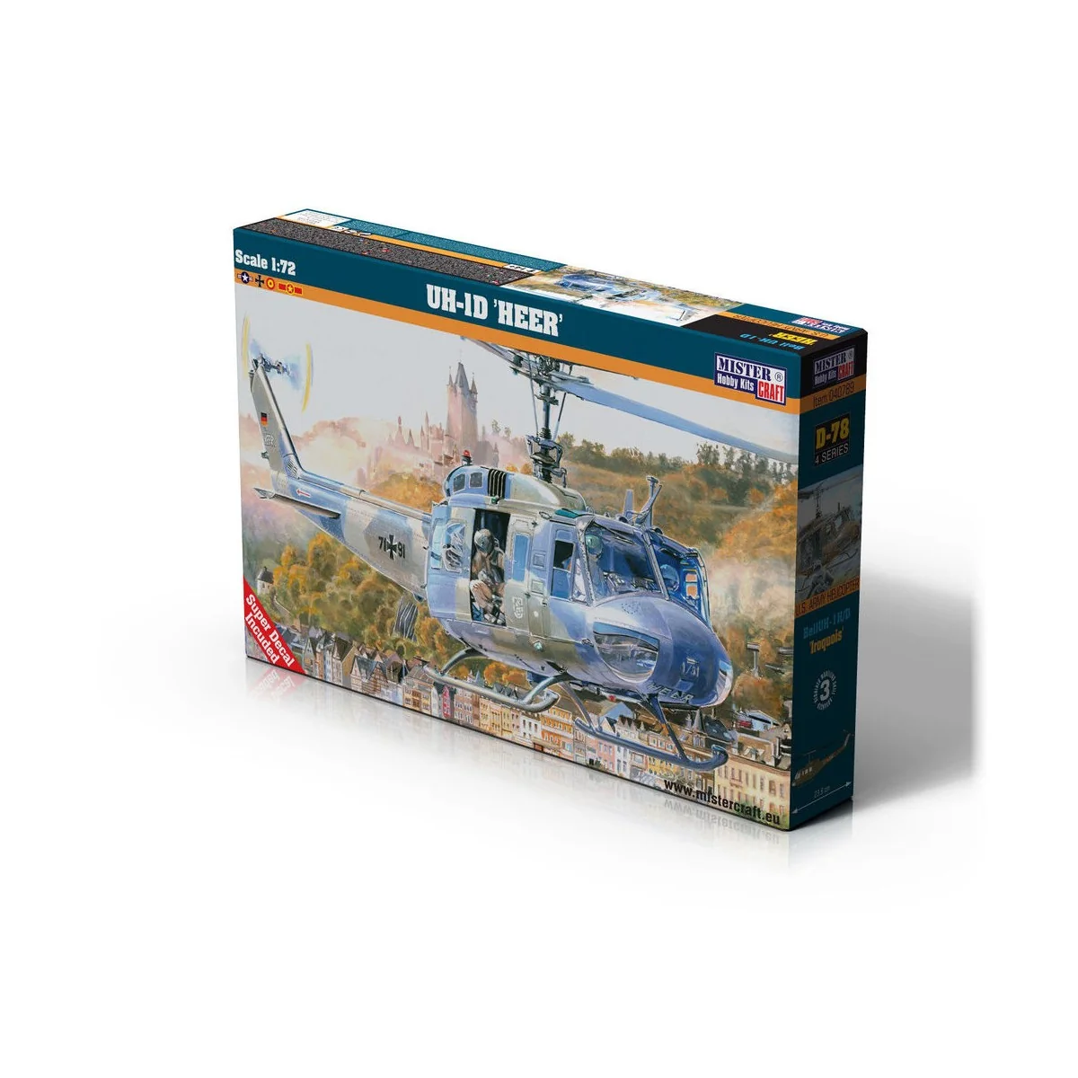 UH-1D HEER, 1/72 - Mistercraft D-79