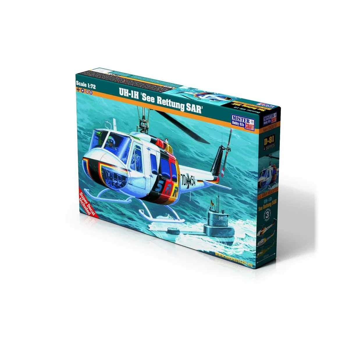 UH-1H See Rettung SAR, 1/72 - Mistercraft D-81 UH-1H See Rettung SAR, 1/72 - Mistercraft D-81