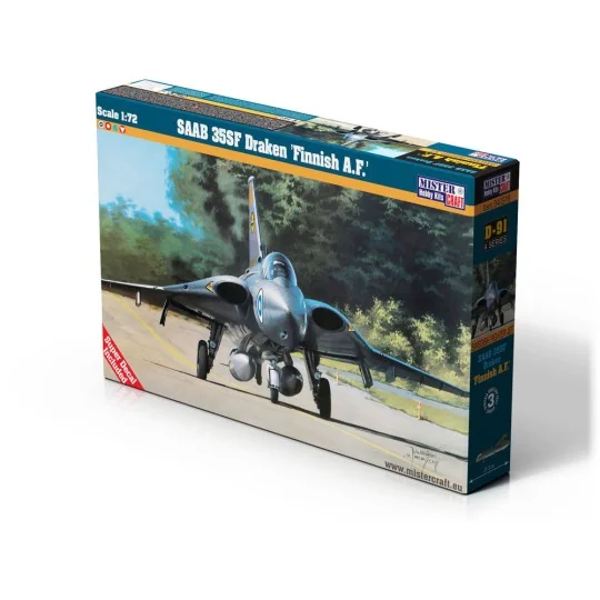 SAAB J-35J Draken Finnish A.F, 1/72 - Mistercraft D-91