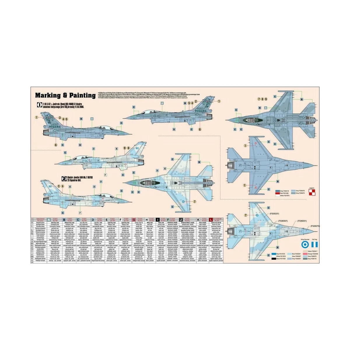 F-16CJ-52+Jastrzab/Hawk, 1/72 - Mistercraft D-116 F-16CJ-52+Jastrzab/Hawk, 1/72 - Mistercraft D-116