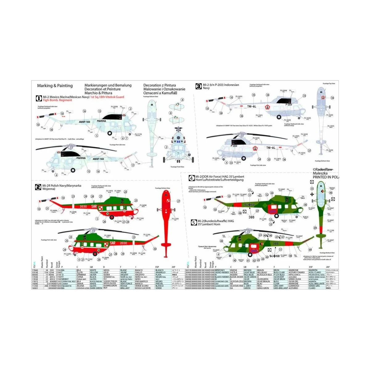 Mi-2 Mexico Marina, 1/72 - Mistercraft D-150 Mi-2 Mexico Marina, 1/72 - Mistercraft D-150