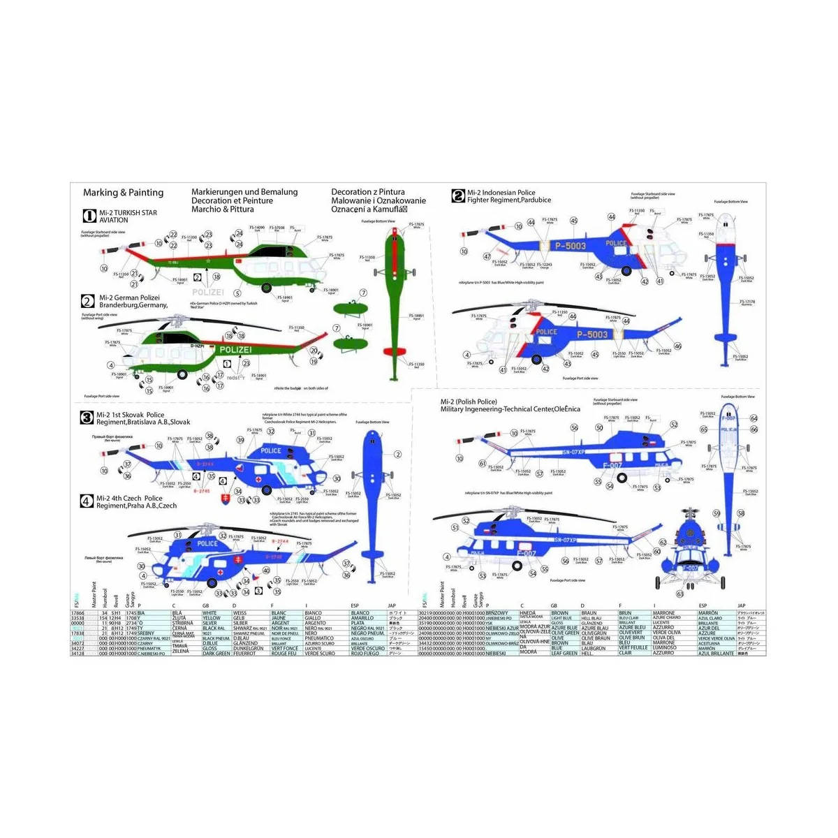 Mi-2 Polizei - Mistercraft D-153