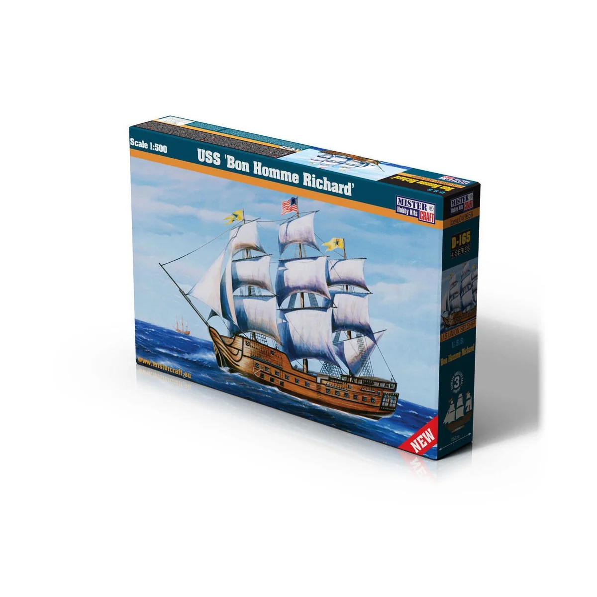 USS Bon Homme Richard, 1/500 - Mistercraft D-165