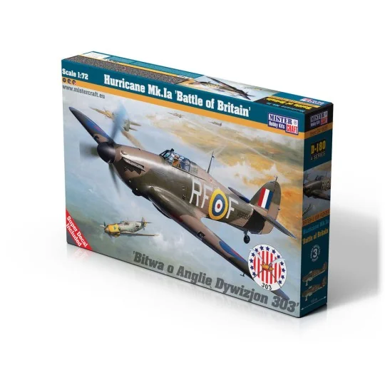Hurricane Mk.Ia "Battle of Britan", 1/72 - Mistercraft D-180 Hurricane Mk.Ia "Battle of Britan", 1/72 - Mistercraft D-180