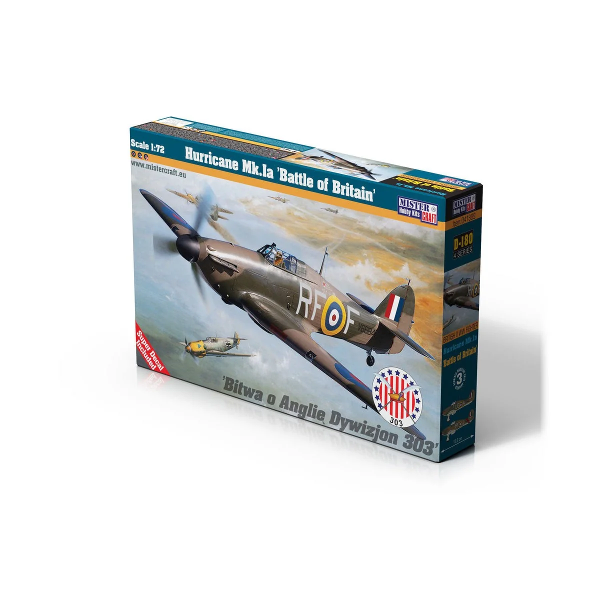 Hurricane Mk.Ia "Battle of Britan" - Mistercraft D-180