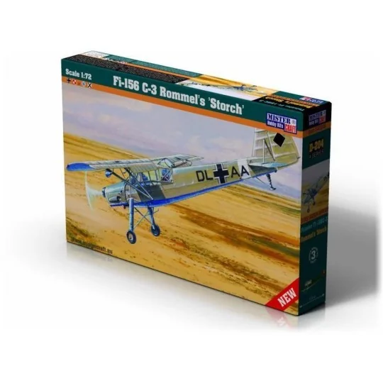Fi-156 C-3 Rommels Storch, 1/72 - Mistercraft D-204