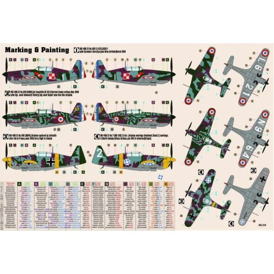 Morane Saulnier MS.406 CI, 1/72 - Mistercraft D-206 Morane Saulnier MS.406 CI, 1/72 - Mistercraft D-206