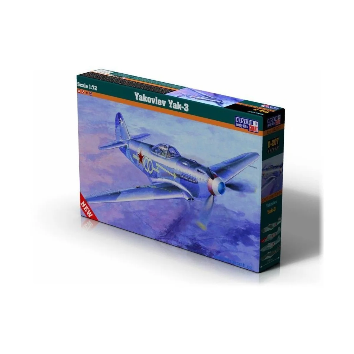 Yakovlev Yak-3, 1/72 - Mistercraft D-207 Yakovlev Yak-3, 1/72 - Mistercraft D-207