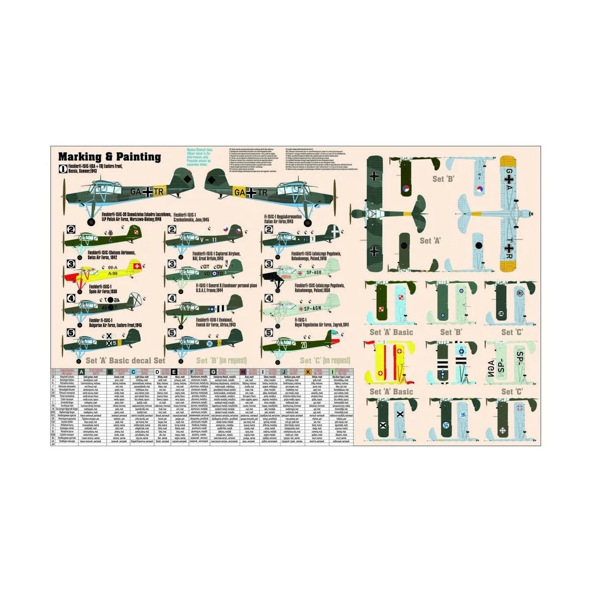 Fi-156 C-1 Storch, 1/72 - Mistercraft D-211