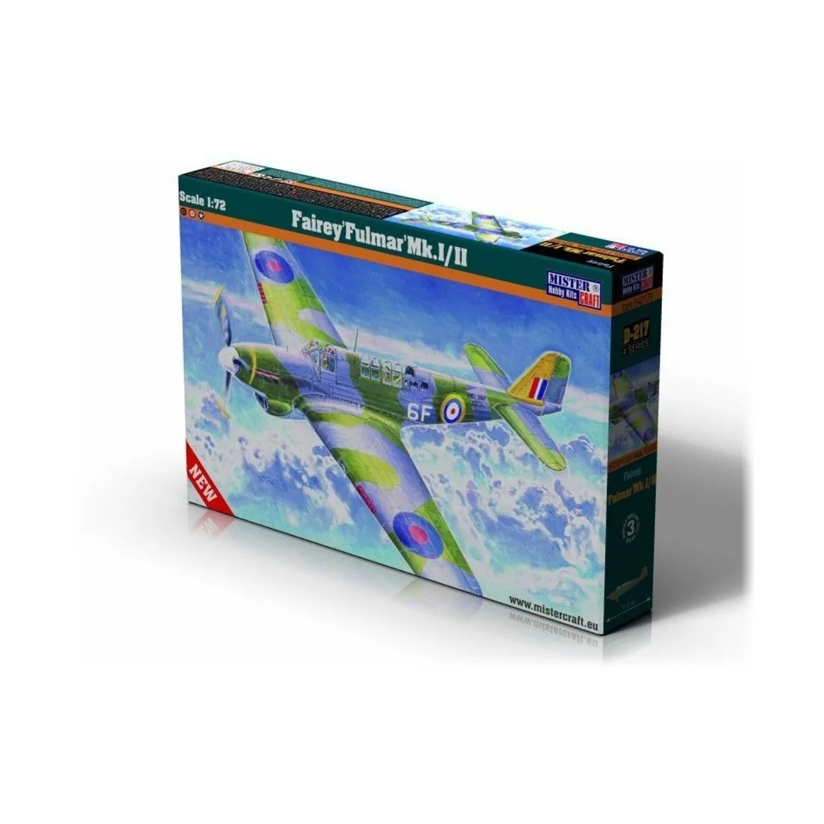Fairey Fulmar Mk.I/II, 1/72 - Mistercraft D-217 Fairey Fulmar Mk.I/II, 1/72 - Mistercraft D-217