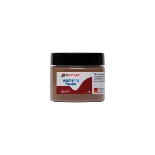 HUMBROL Weathering Powder Dark Rust - 45ml - Humbrol AV0019