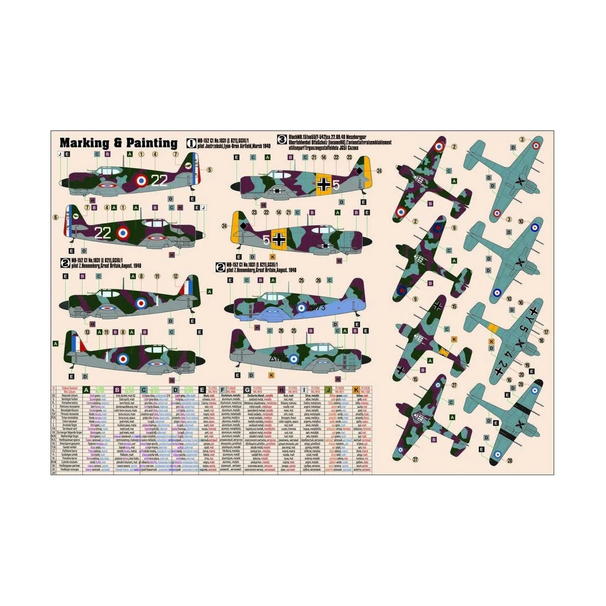Bloch MB-152, 1/72 - Mistercraft D-219
