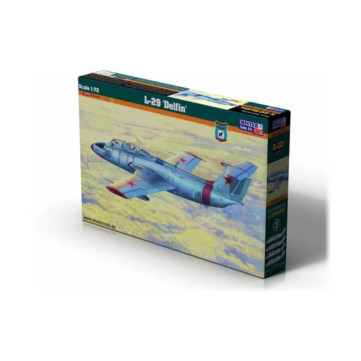 L-29 "DELFIN", 1/72 - Mistercraft D-221
