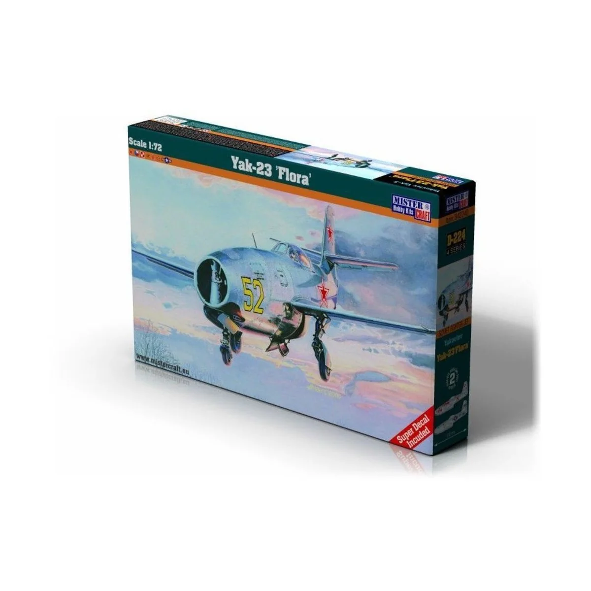 Yak-23 "FLORA" NEW - Mistercraft D-224