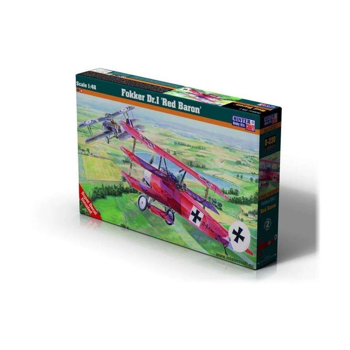 Fokker Dr.I"Red Baron" NEW, 1/48 - Mistercraft D-230 Fokker Dr.I"Red Baron" NEW, 1/48 - Mistercraft D-230
