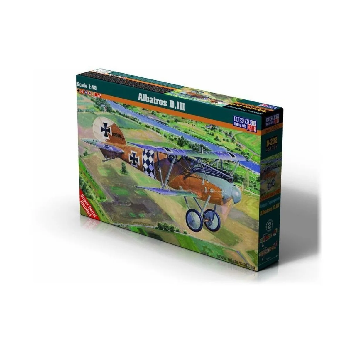 Albatros D.III NEW, 1/48 - Mistercraft D-232