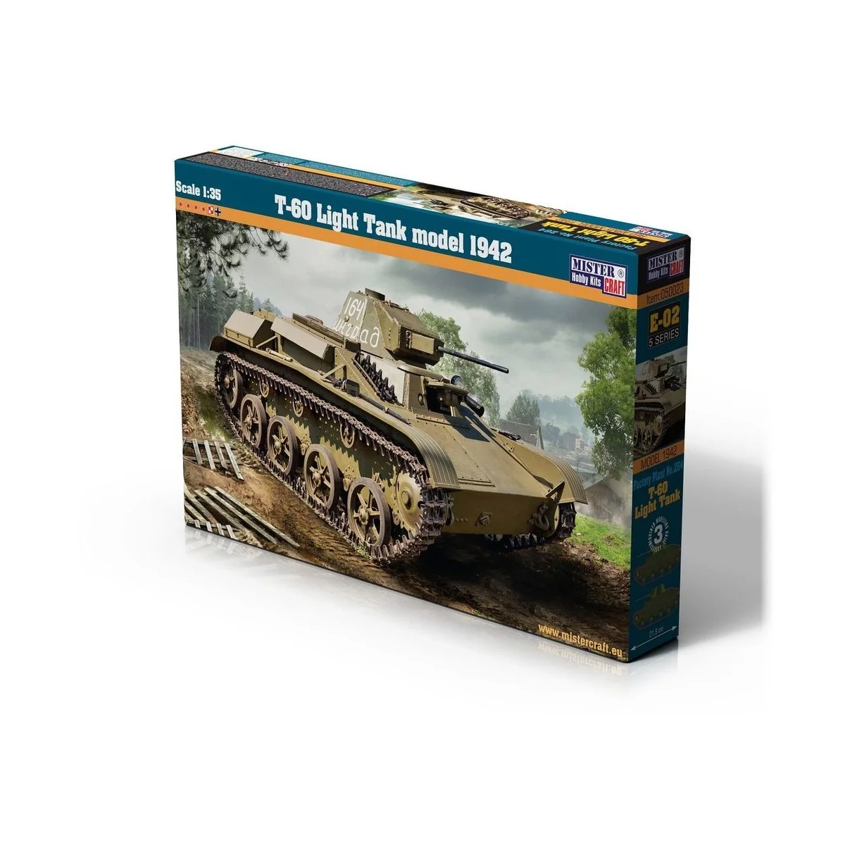T-60 Light Tank, 1/35 - Mistercraft E-02 T-60 Light Tank, 1/35 - Mistercraft E-02