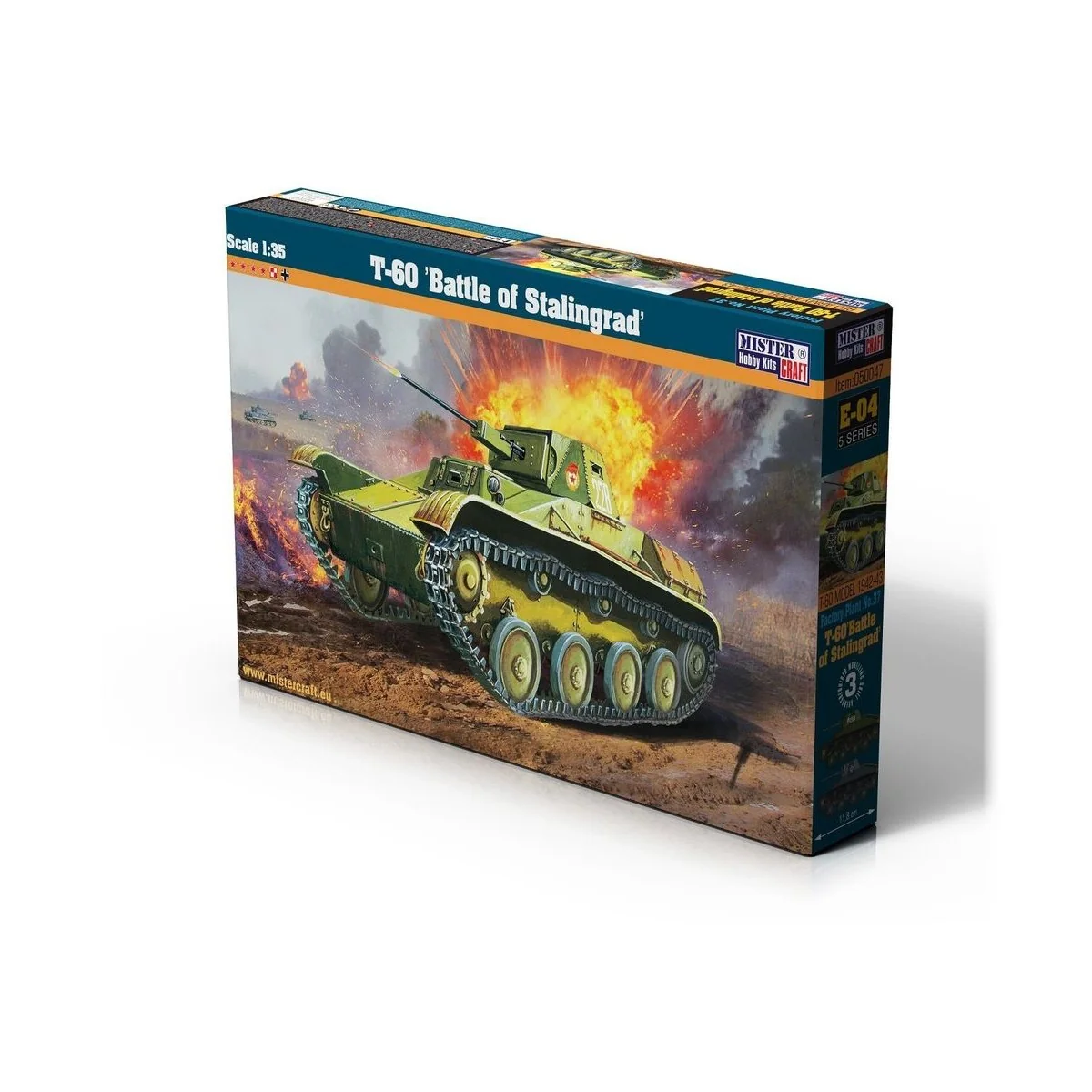 T-60 Battle of Stalingrad, 1/35 - Mistercraft E-04