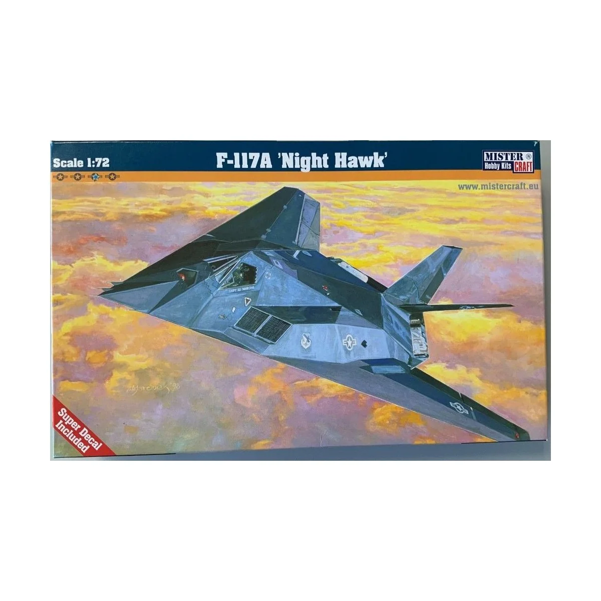 F-117A Night Hawk, 1/72 - Mistercraft E-05