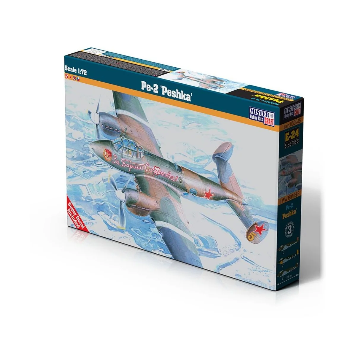 PE-2 Peshka, 1/72 - Mistercraft E-24