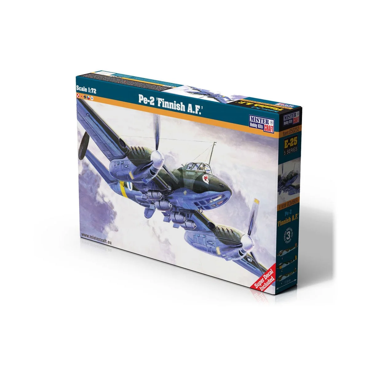 Pe-2 Finnish A.F., 1/72 - Mistercraft E-25