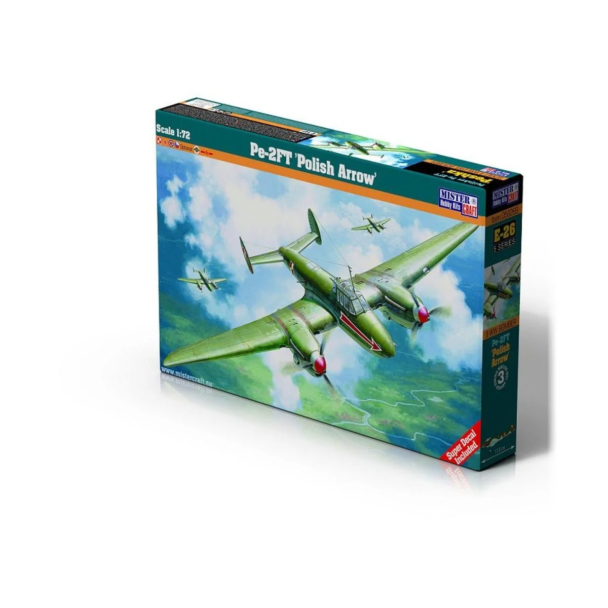 Pe-2FT Peshka, 1/72 - Mistercraft E-26