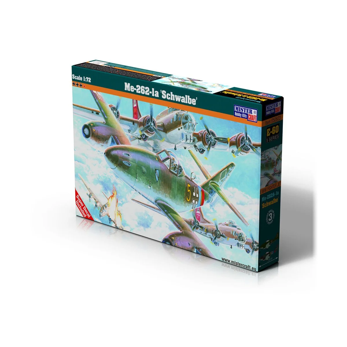 Me-262-1A Schwalbe, 1/72 - Mistercraft E-60