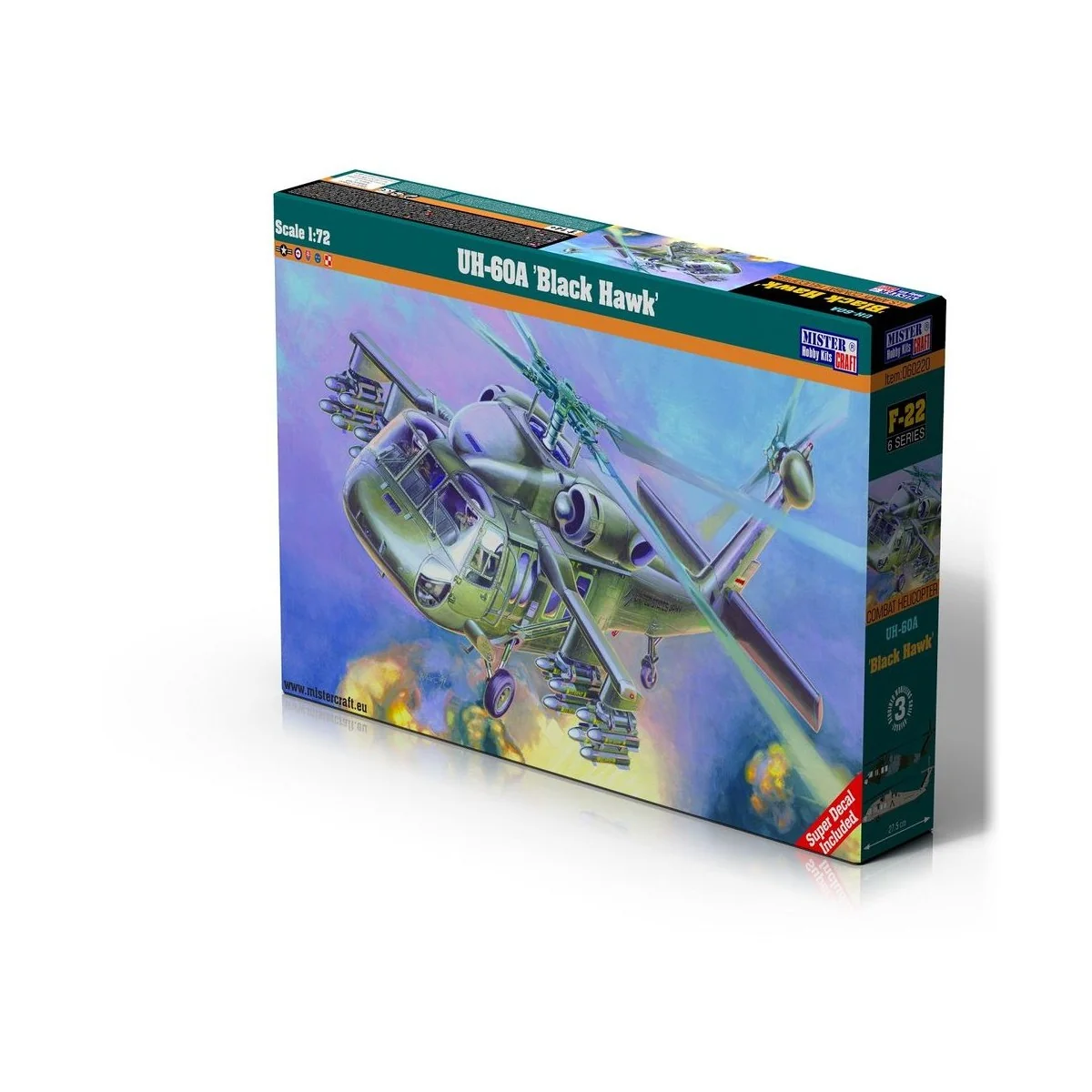 UH-60 A Black Hawk, 1/72 - Mistercraft F-22