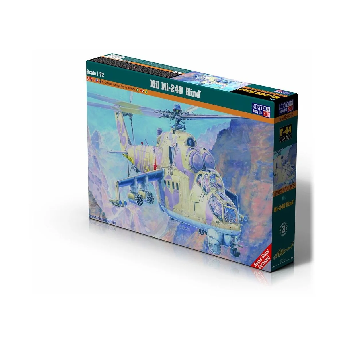 Mil Mi-24D Hind, 1/72 - Mistercraft F-44 Mil Mi-24D Hind, 1/72 - Mistercraft F-44