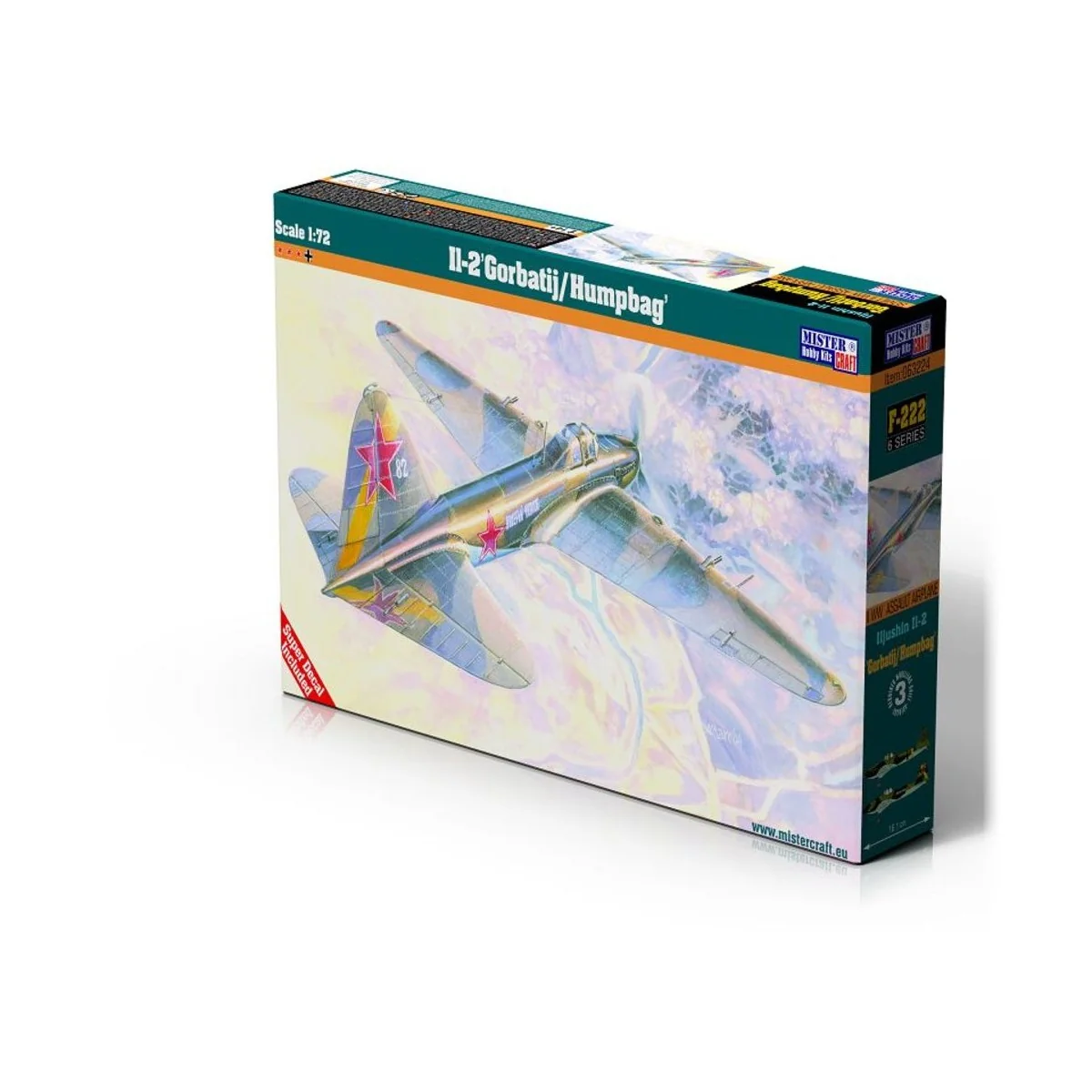 IL-2 Gorbatij/Humpbag, 1/72 - Mistercraft F-222