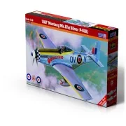 RAF P-51 Mustang Mk Iva Silver P-51 - Mistercraft F-274
